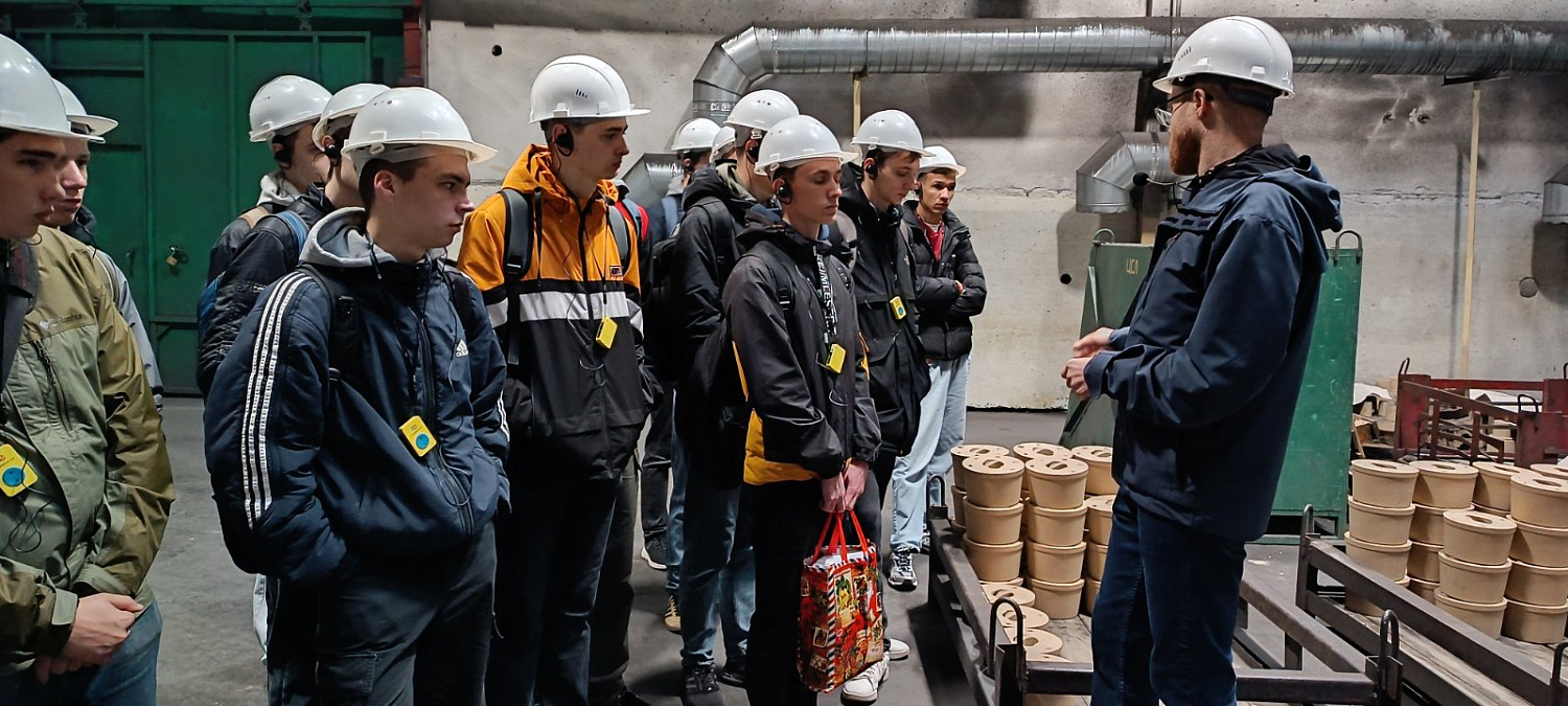 Учащиеся посетили литейное производство
